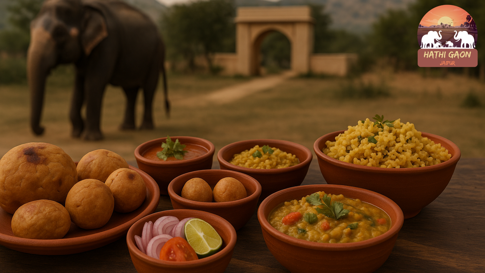 Local Flavors: Tasting Authentic Rajasthani Cuisine at Hathi Gaon