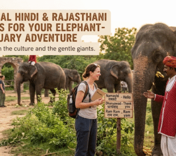 essential hindi and rajasthani pharses for your elephant sanctuary adventure