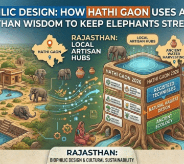 Biophilic Design: How Hathi Gaon Uses Ancient Rajasthan Wisdom to Keep Elephants Stress-Free